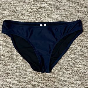 J.Crew Classic full-coverage bikini bottom (navy)